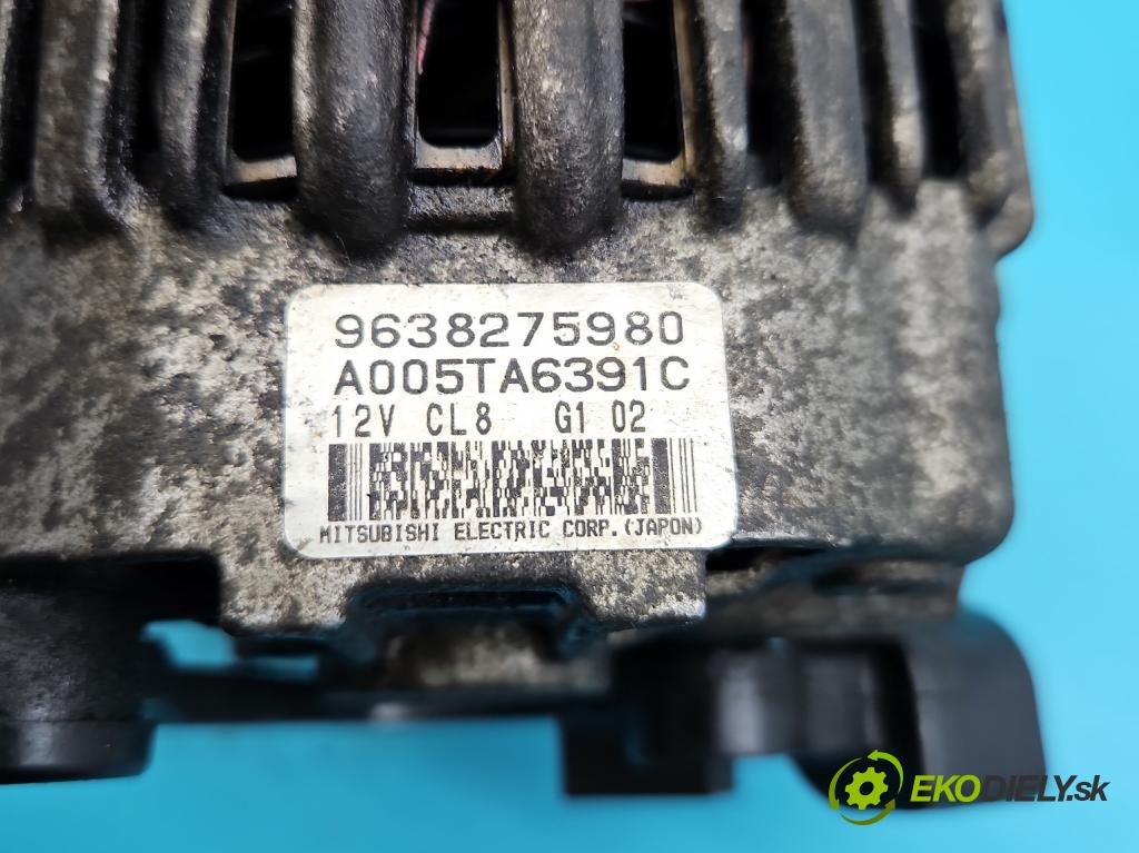 Citroen Xsara Picasso 1,8.0 16v 116 hp manual 85 kW 1749 cm3 5- Alternator  (Alternátory)