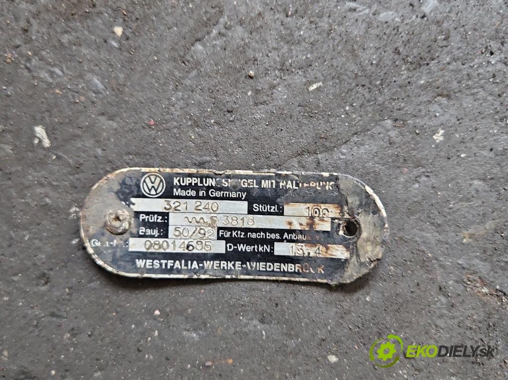 Vw Sharan I 1995-2010 1.9 tdi 116 hp manual 85 kW 1896 cm3 5- oko tažné  (Tažná zařízení)