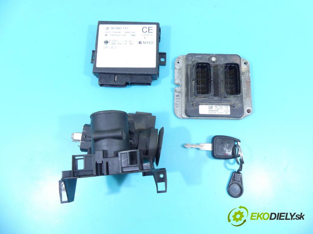 Opel Astra II 1998-2009 1.8 16V 116 hp manual 85 kW 1796 cm3 3- řídící jednotka motoru 90560476