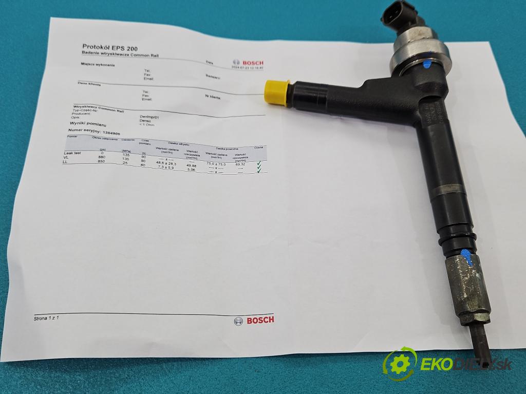 Opel Meriva A 2002-2010 1.7 cdti 101 hp manual 74 kW 1686 cm3 5- vstřikovač 897313-8612 (Vstřikovač paliva)