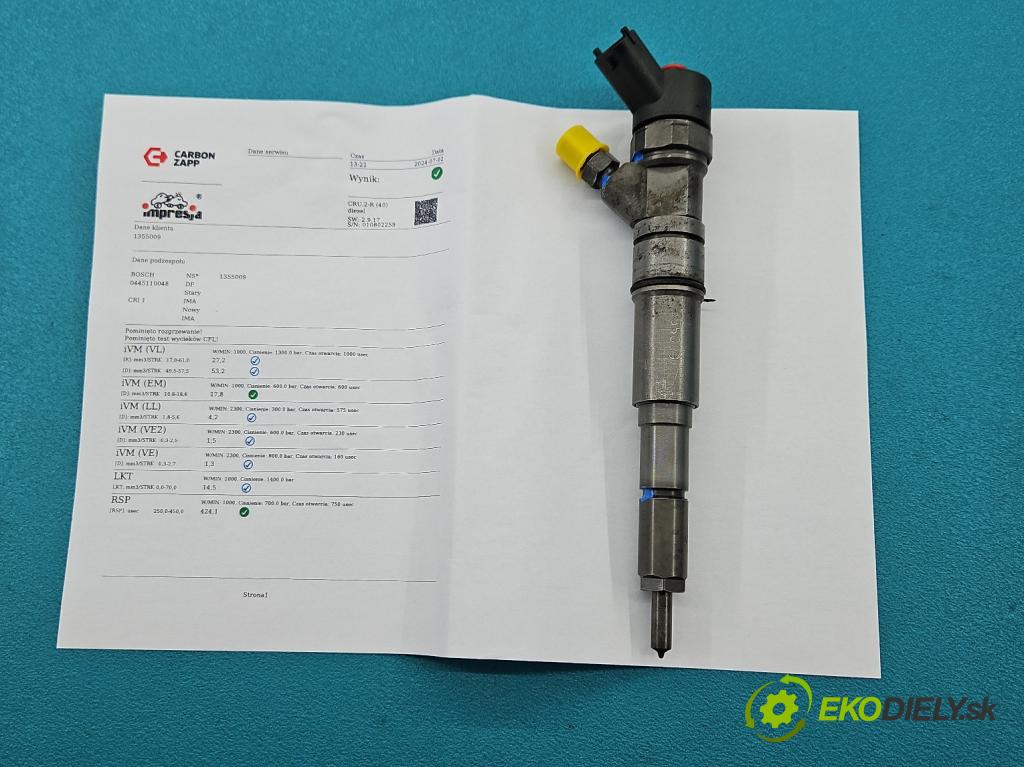 Bmw 5 E39 1996-2003 2.5d 163 HP manual 120 kW 2497 cm3 5- vstrek 0445110048 (Vstrekovače)