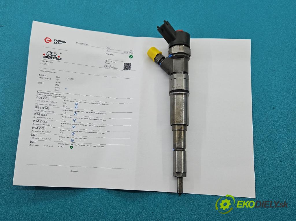 Bmw 5 E39 1996-2003 2.5d 163 HP manual 120 kW 2497 cm3 5- vstrek 0445110048 (Vstrekovače)