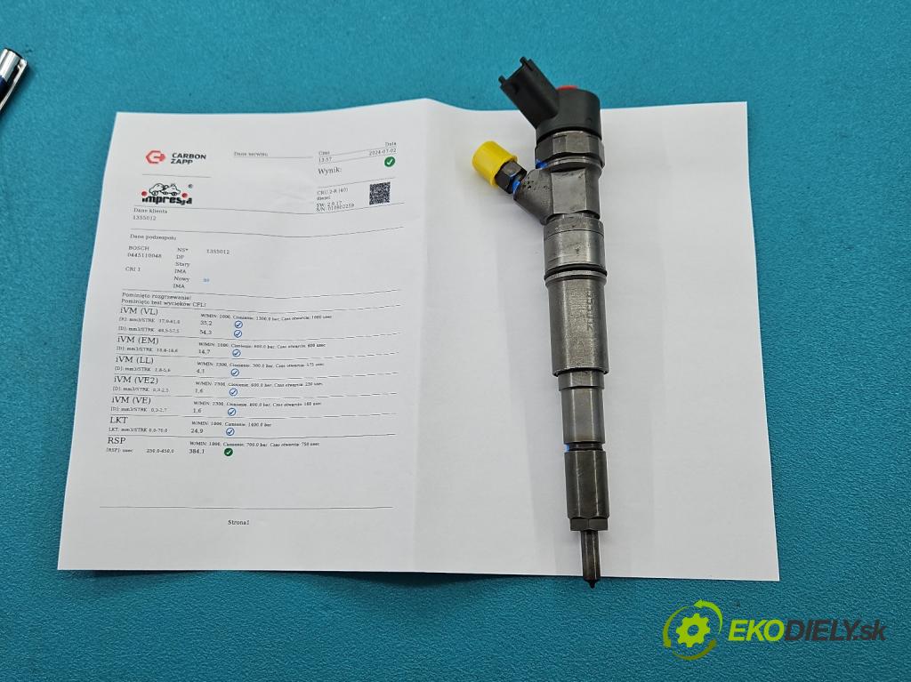 Bmw 5 E39 1996-2003 2.5d 163 HP manual 120 kW 2497 cm3 5- vstrek 0445110048 (Vstrekovače)