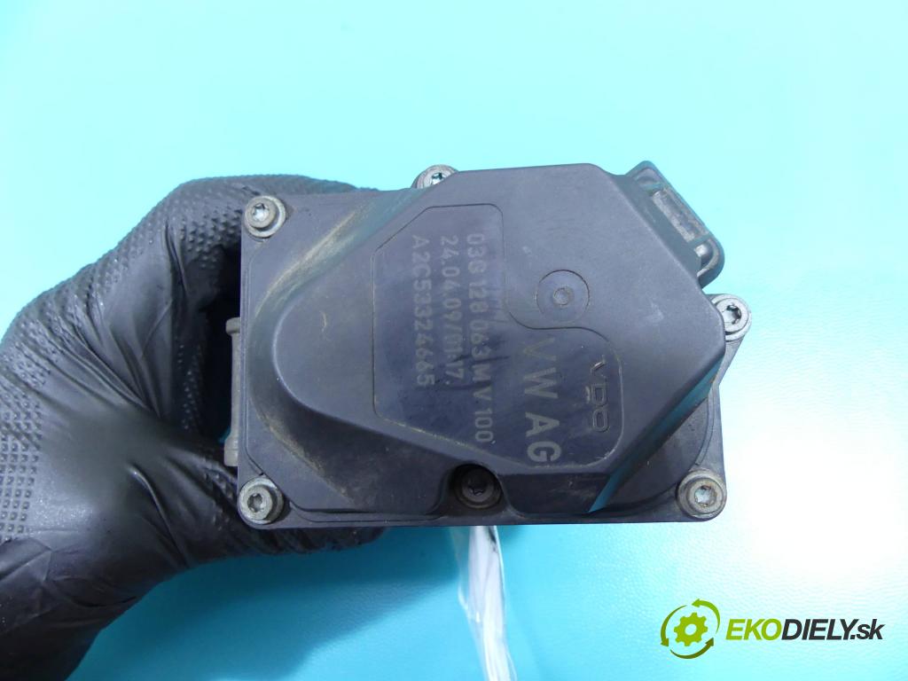 Vw Caddy III 2K 2003-2020 1.9 tdi 105 HP manual 77 kW 1896 cm3 5- klapka 03G128063M (Škrtiace klapky)