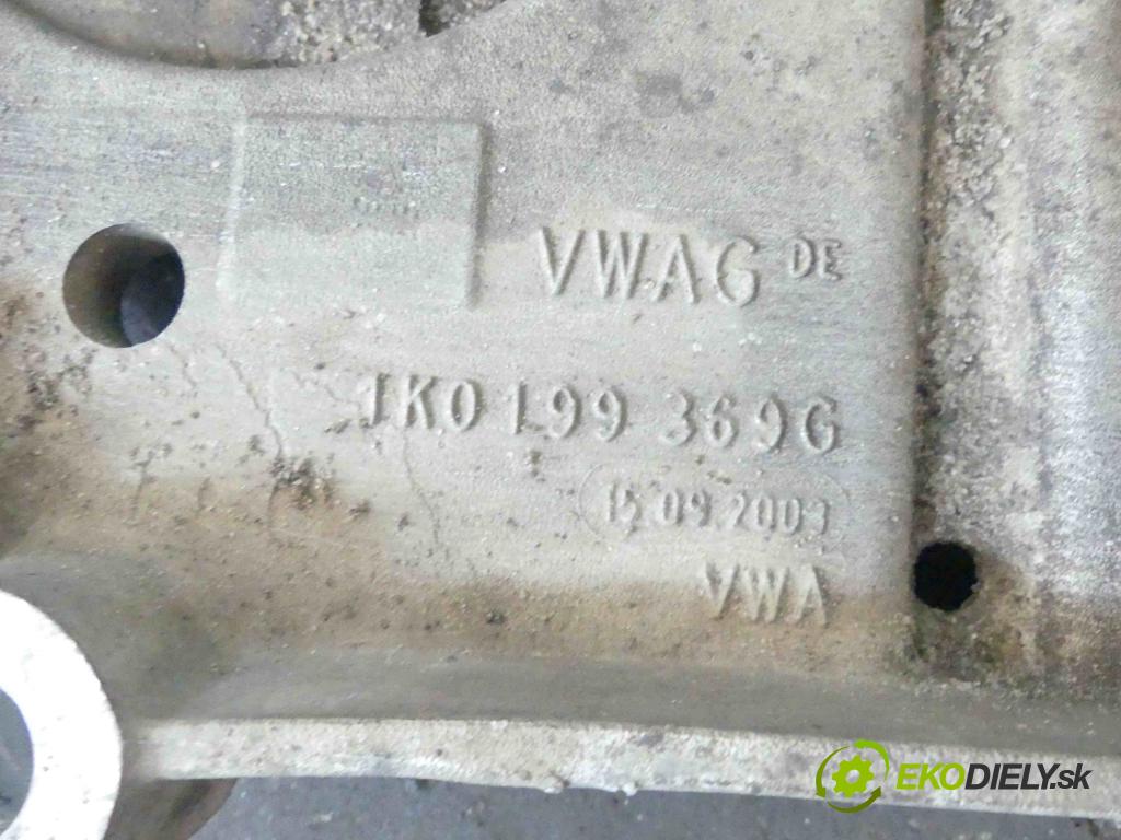 Vw Caddy III 2K 2003-2015 1.9 tdi 105 hp manual 77 kW 1896 cm3 5- výztuha motoru 1K0199369G