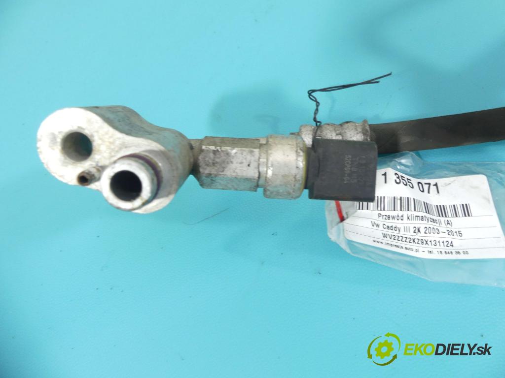 Vw Caddy III 2K 2003-2020 1.9 tdi 105 HP manual 77 kW 1896 cm3 5- rúrka klimatizácie 1K0959126A