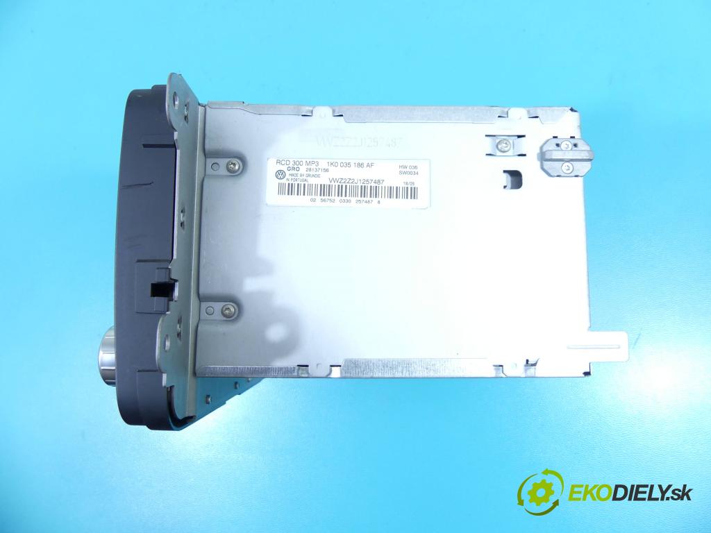 Vw Caddy III 2K 2003-2020 1.9 tdi 105 HP manual 77 kW 1896 cm3 5- Radio originál 1K0035186AF