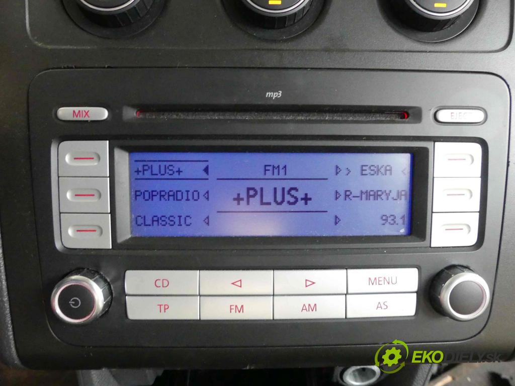 Vw Caddy III 2K 2003-2020 1.9 tdi 105 HP manual 77 kW 1896 cm3 5- Radio originál 1K0035186AF