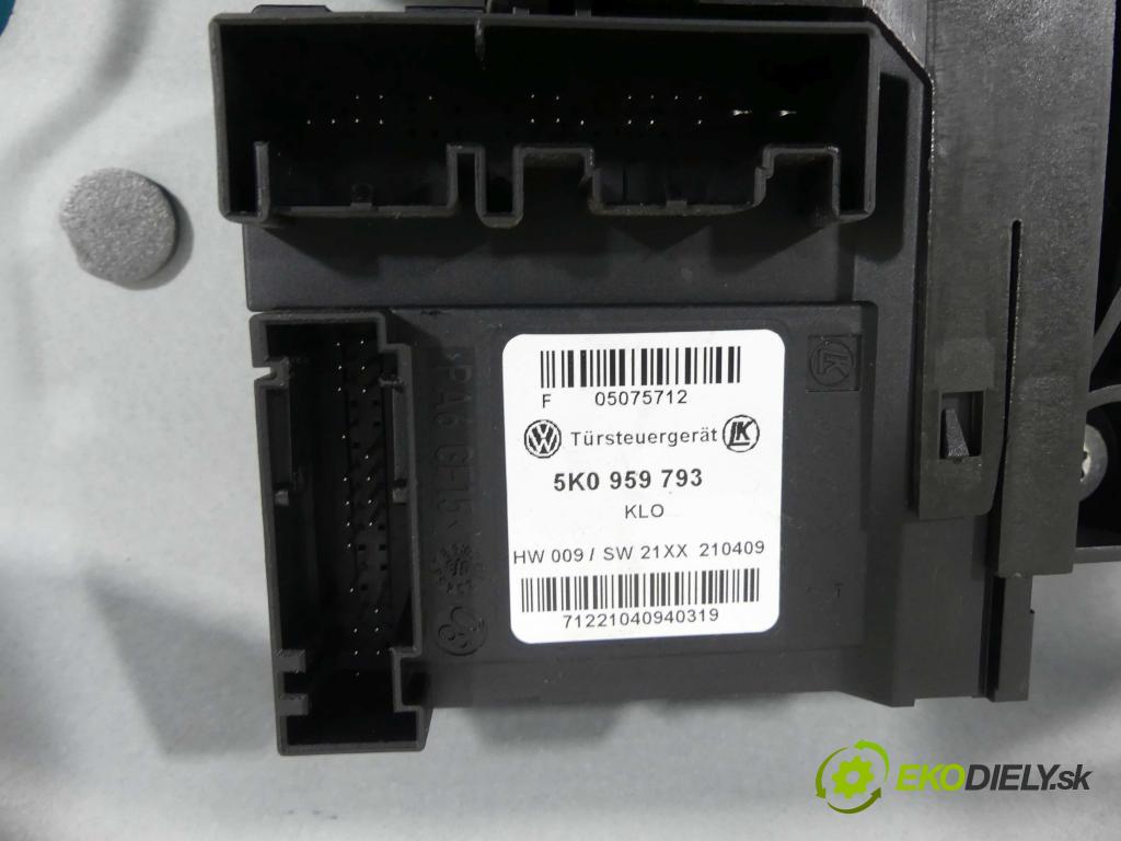Vw Caddy III 2K 2003-2020 1.9 tdi 105 hp manual 77 kW 1896 cm3 5- mechanismus stahování přední levý 5K0959793