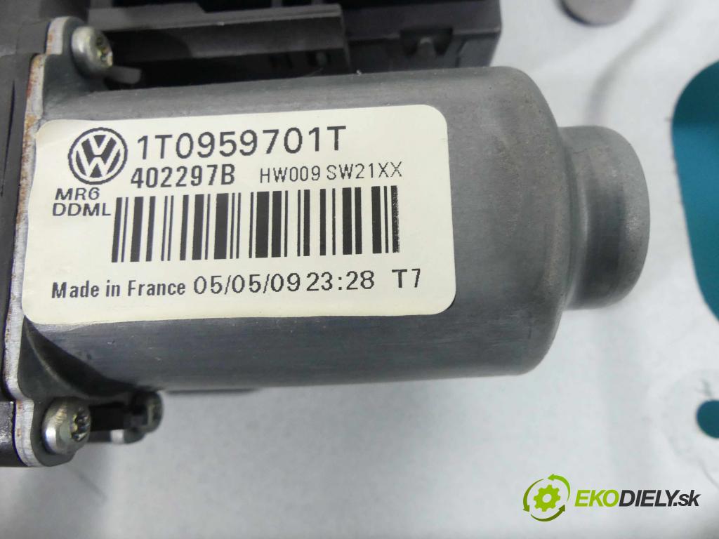 Vw Caddy III 2K 2003-2020 1.9 tdi 105 hp manual 77 kW 1896 cm3 5- mechanismus stahování přední levý 5K0959793