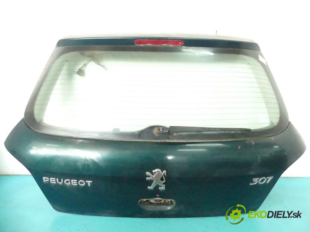 Peugeot 307 1.6 16V 109 hp manual 80 kW 1587 cm3 5- zadní kufrové dveře  (Zadní kapoty)