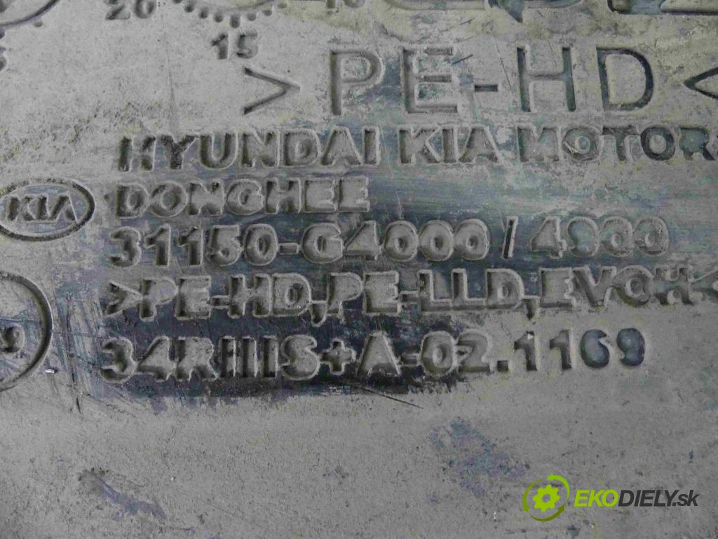 Hyundai I30 III 2016- 1.5 DPI 16V 110 hp manual 80,9 kW 1498 cm3 5- Nádrž: paliva 31150-G4000 (Nádrže)