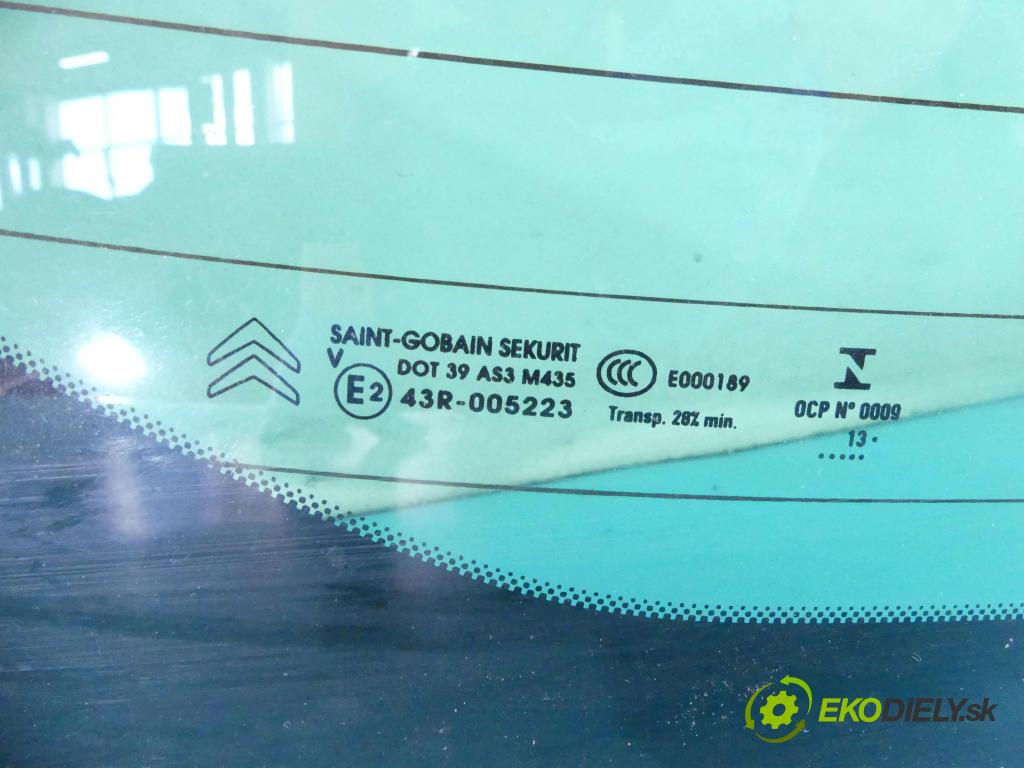 Citroen DS3 2010-2016 1.6 16V 120 hp manual 88 kW 1598 cm3 3- sklo zadní  (Okna zadní)