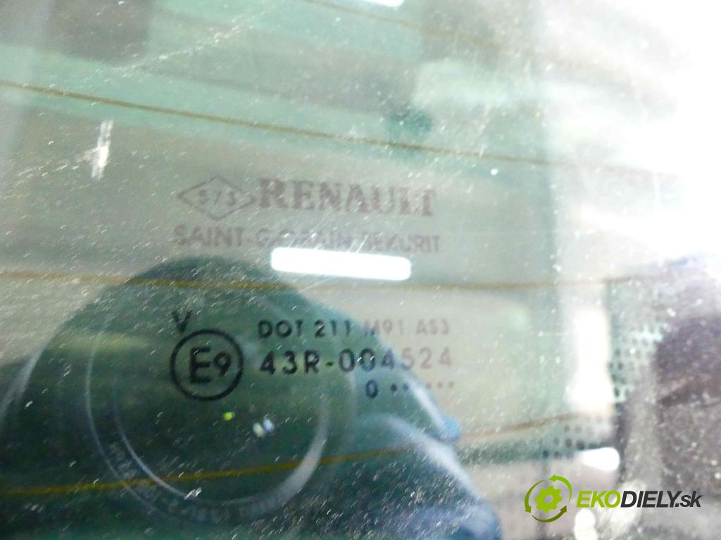 Renault Megane III 2008-2016 2.0 dci 160 hp manual 118 kW 1995 cm3 5- sklo zadní  (Okna zadní)