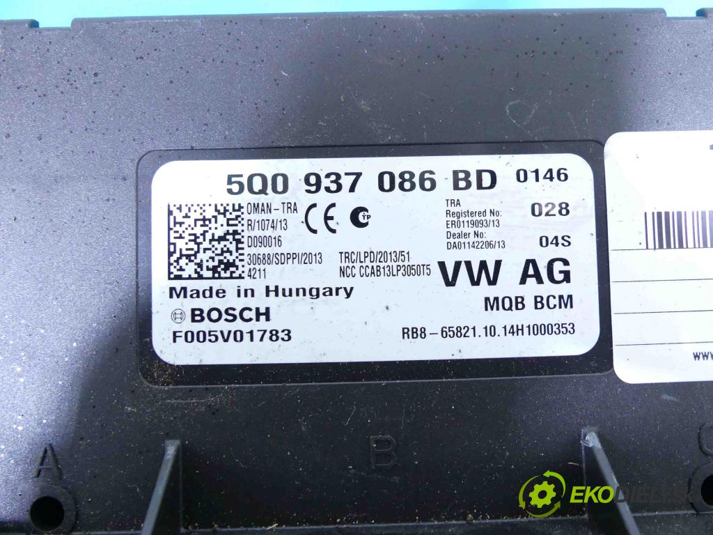 Vw Passat B8 2014 - 2.0 tdi 239KM automatic 176 kW 1968 cm3 5- modul riadiaca jednotka 5Q0937086BD (Ostatné)