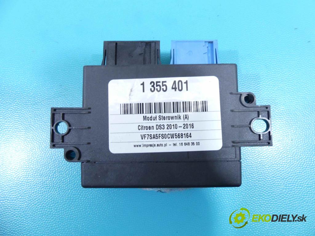Citroen DS3 2010-2016 1.6 16V 120 HP manual 88 kW 1598 cm3 3- modul riadiaca jednotka 9676215780 (Ostatné)