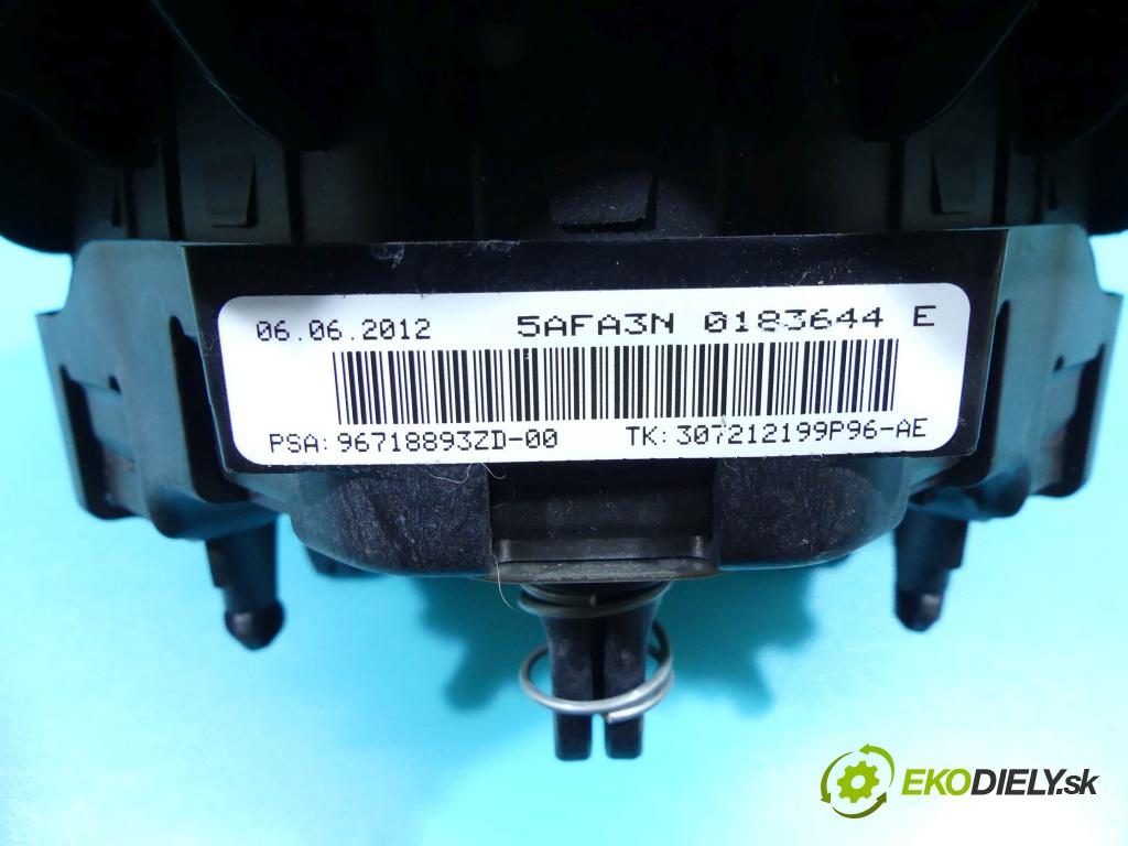 Citroen DS3 2010-2016 1.6 16V 120 HP manual 88 kW 1598 cm3 3- airbag vzduch: Řidiči: 96718893ZD-00 (Airbagy)
