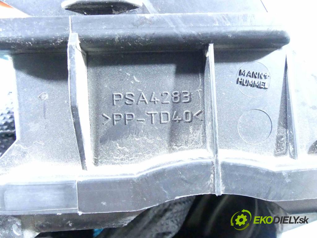 Citroen DS3 2010-2016 1.6 16V 120 HP manual 88 kW 1598 cm3 3- obal filtra vzduchu 7609546-80 (Obaly filtrov vzduchu)