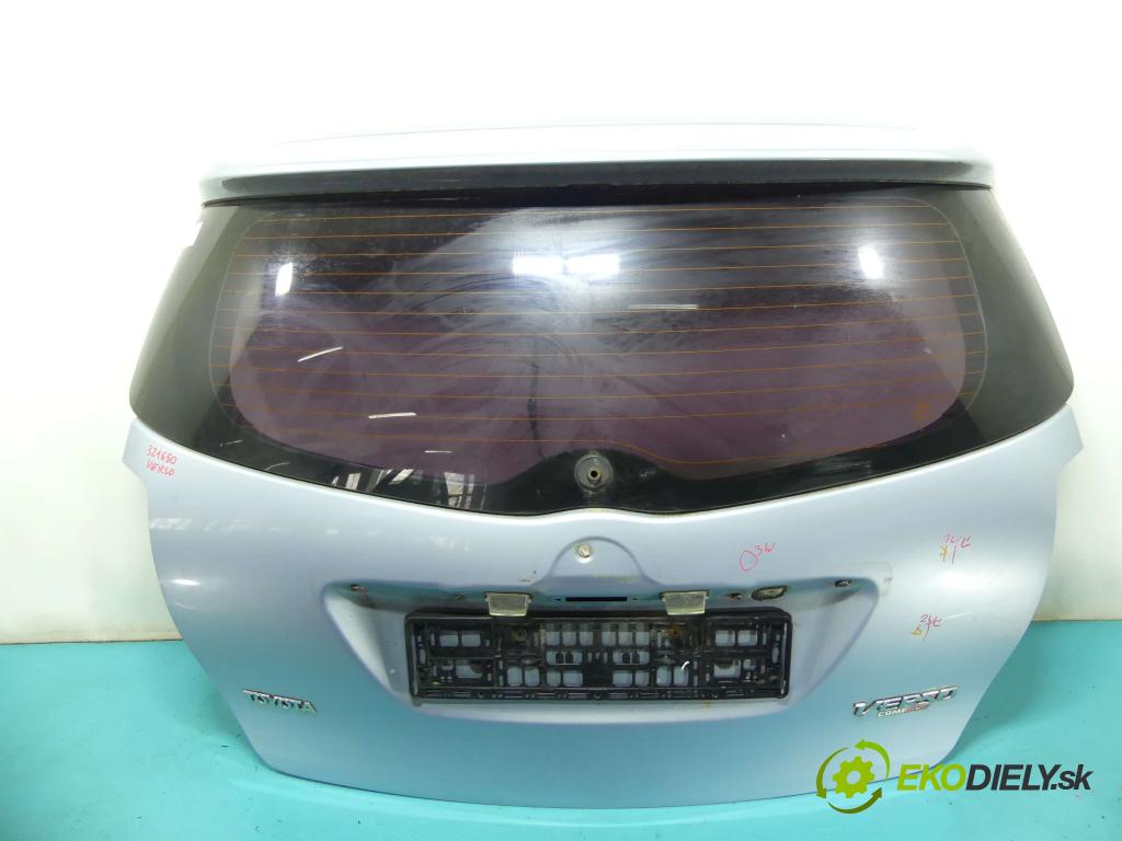 Toyota Verso 2009-2018 2.0 D4D 126 hp manual 93 kW 1998 cm3 5- zadní kufrové dveře  (Zadní kapoty)