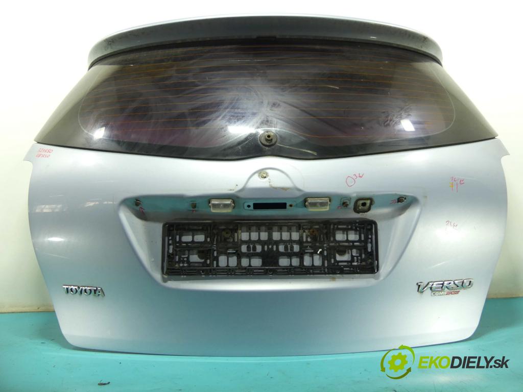 Toyota Verso 2009-2018 2.0 D4D 126 hp manual 93 kW 1998 cm3 5- zadní kufrové dveře  (Zadní kapoty)