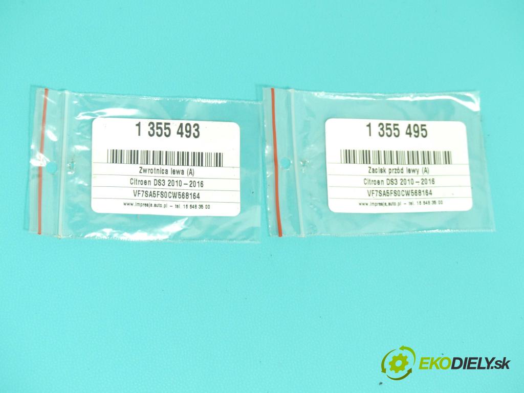 Citroen DS3 2010-2016 1.6 16V 120 HP manual 88 kW 1598 cm3 3- náboj ľavé (Náboje)