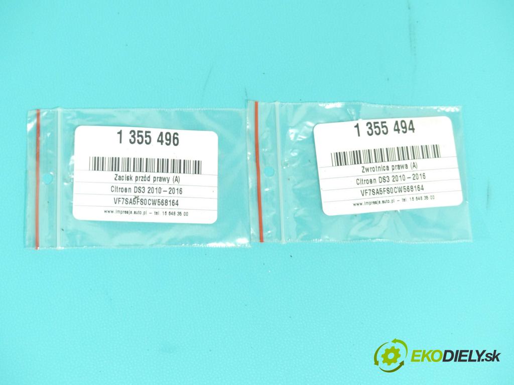 Citroen DS3 2010-2016 1.6 16V 120 HP manual 88 kW 1598 cm3 3- náboj pravé (Náboje)