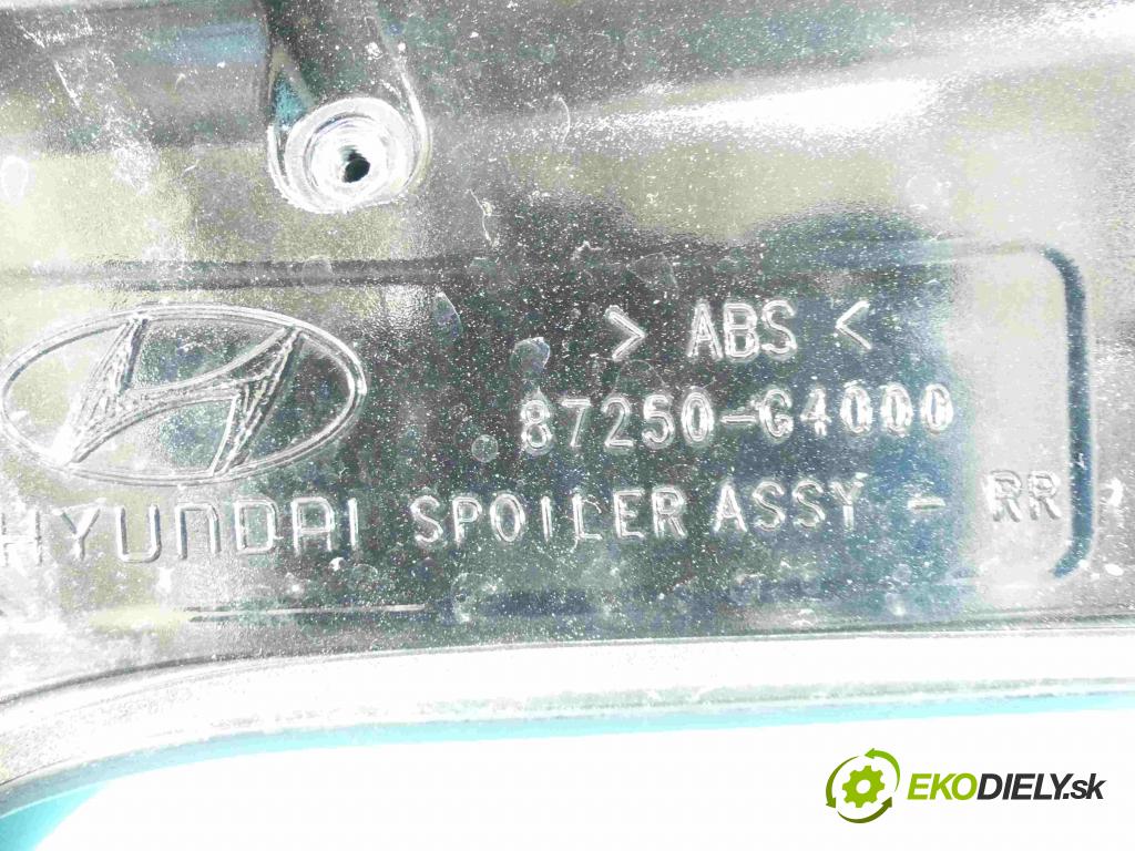 Hyundai I30 III 2016- 1.5 DPI 16V 110 HP manual 80,9 kW 1498 cm3 5- Spoiler: 87250-G4000 (Spoilery)