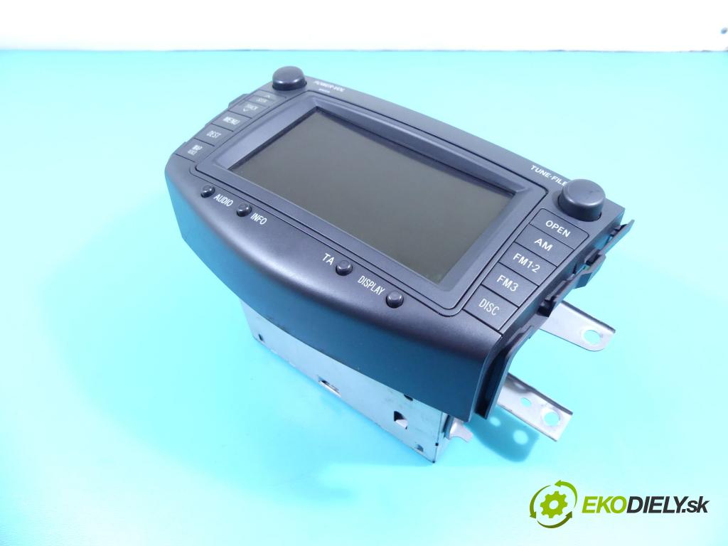 Toyota Rav4 III 2005-2012 2.2 D-CAT 177 HP manual 130 kW 2231 cm3 5- Radio originál 86120-42240