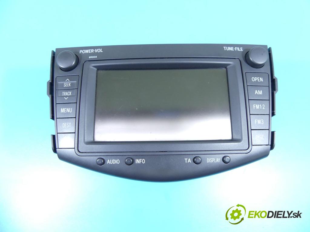 Toyota Rav4 III 2005-2012 2.2 D-CAT 177 HP manual 130 kW 2231 cm3 5- Radio originál 86120-42240