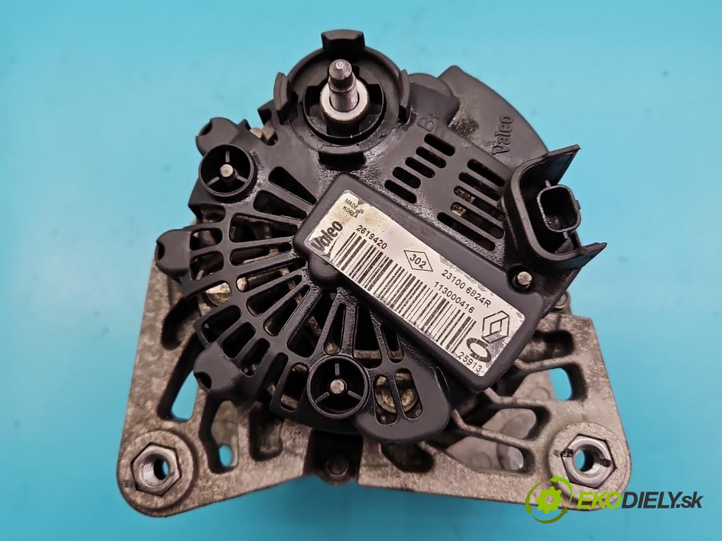 Renault Fluence 1.6 16V 114 hp manual 84 kW 1598 cm3 4- Alternator 231006824R (Alternátory)