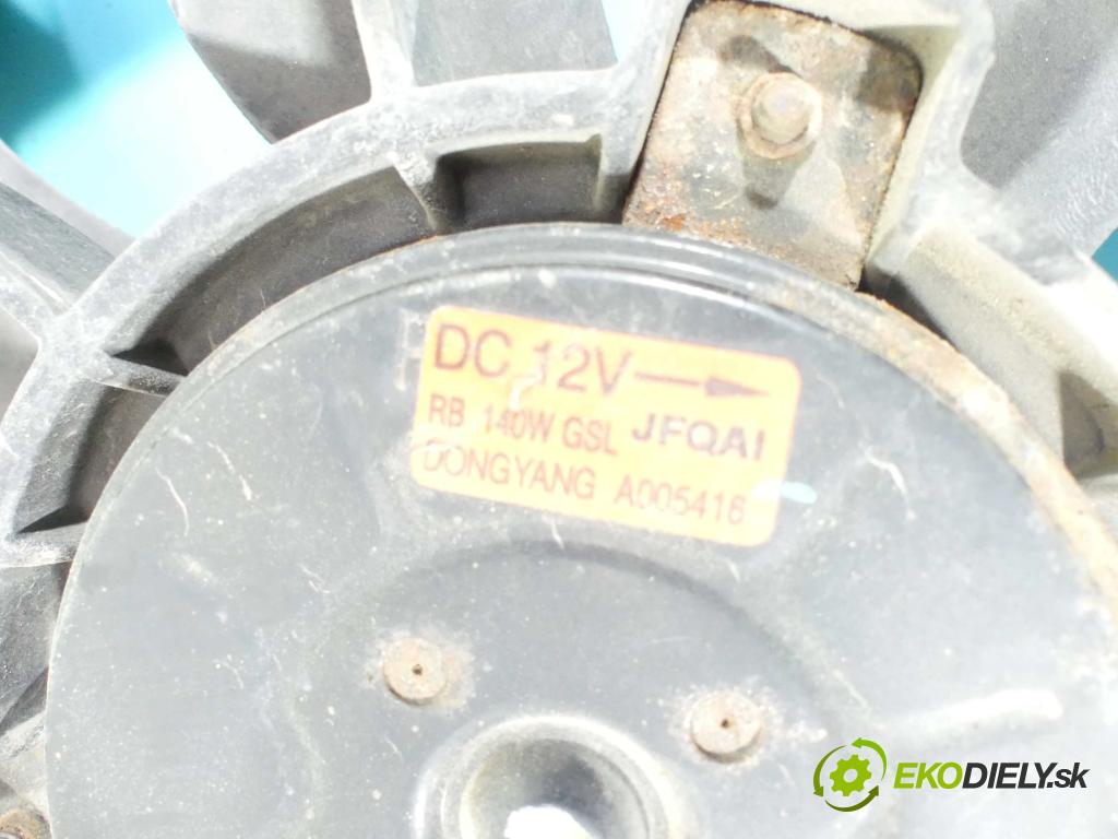 Hyundai I20 I 2008-2014 1.2 16v 85 HP manual 62,5 kW 1248 cm3 3- Ventilátor chladiča A005416