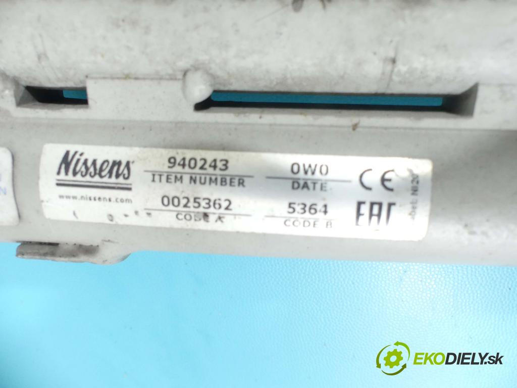 Hyundai I20 I 2008-2014 1.2 16v 85 HP manual 62,5 kW 1248 cm3 3- chladič klimatizácie 940243 (Chladiče klimatizácie)