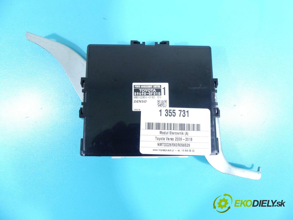Toyota Verso 2009-2018 2.0 D4D 126 HP manual 93 kW 1998 cm3 5- modul riadiaca jednotka 89690-0F010 (Ostatné)