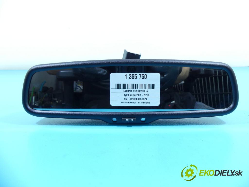 Toyota Verso 2009-2018 2.0 D4D 126 hp manual 93 kW 1998 cm3 5- zpětné zrcátko vnitřní 878100F080 (Světla vnitřní)