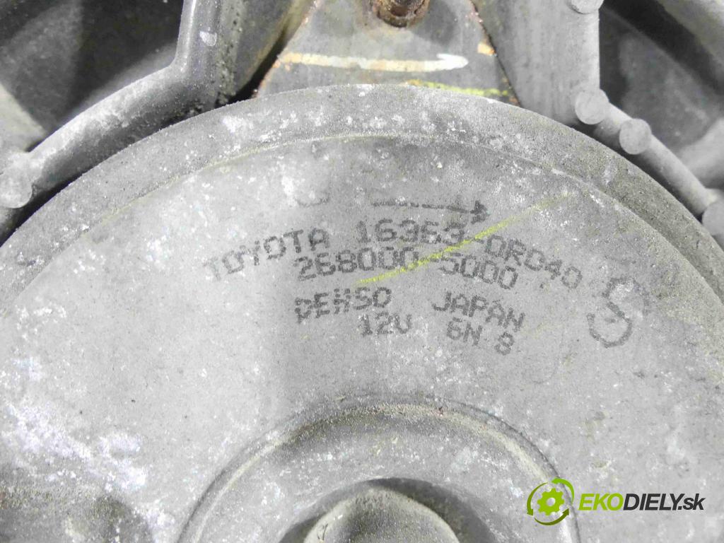 Toyota Verso 2009-2018 2.0 D4D 126 HP manual 93 kW 1998 cm3 5- Ventilátor chladiča 268000-5000