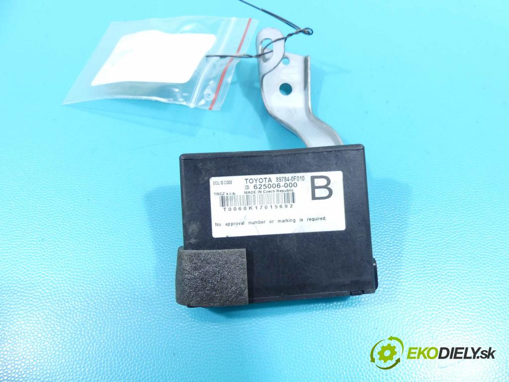 Toyota Verso 2009-2018 2.0 D4D 126 HP manual 93 kW 1998 cm3 5- modul riadiaca jednotka 89784-0F010 (Ostatné)