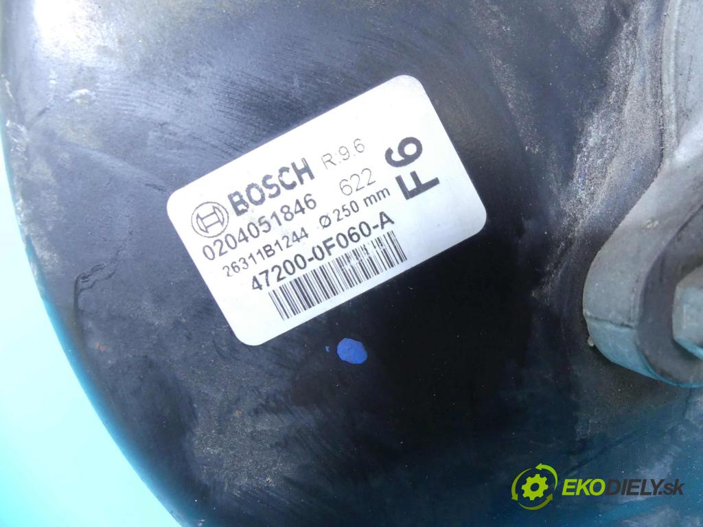 Toyota Verso 2009-2018 2.0 D4D 126 HP manual 93 kW 1998 cm3 5- servo brzdové 0204051846