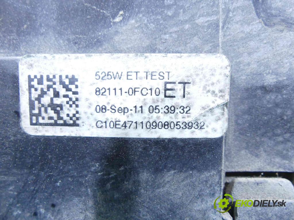 Toyota Verso 2009-2018 2.0 D4D 126 hp manual 93 kW 1998 cm3 5- skříňka pojistková 82111-0FC10 (Pojistkové skříňky)