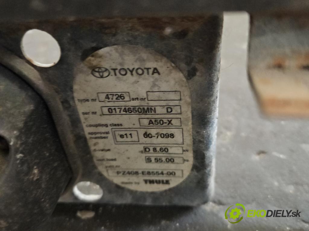 Toyota Verso 2009-2018 2.0 D4D 126 hp manual 93 kW 1998 cm3 5- oko tažné  (Tažná zařízení)