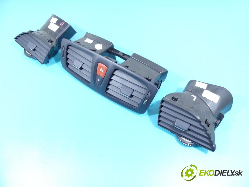 Renault Megane III 2008-2016 2.0 dci 160 HP manual 118 kW 1995 cm3 5- Mřížka: kúrenia stredová  (Mriežky kúrenia (fukáre))