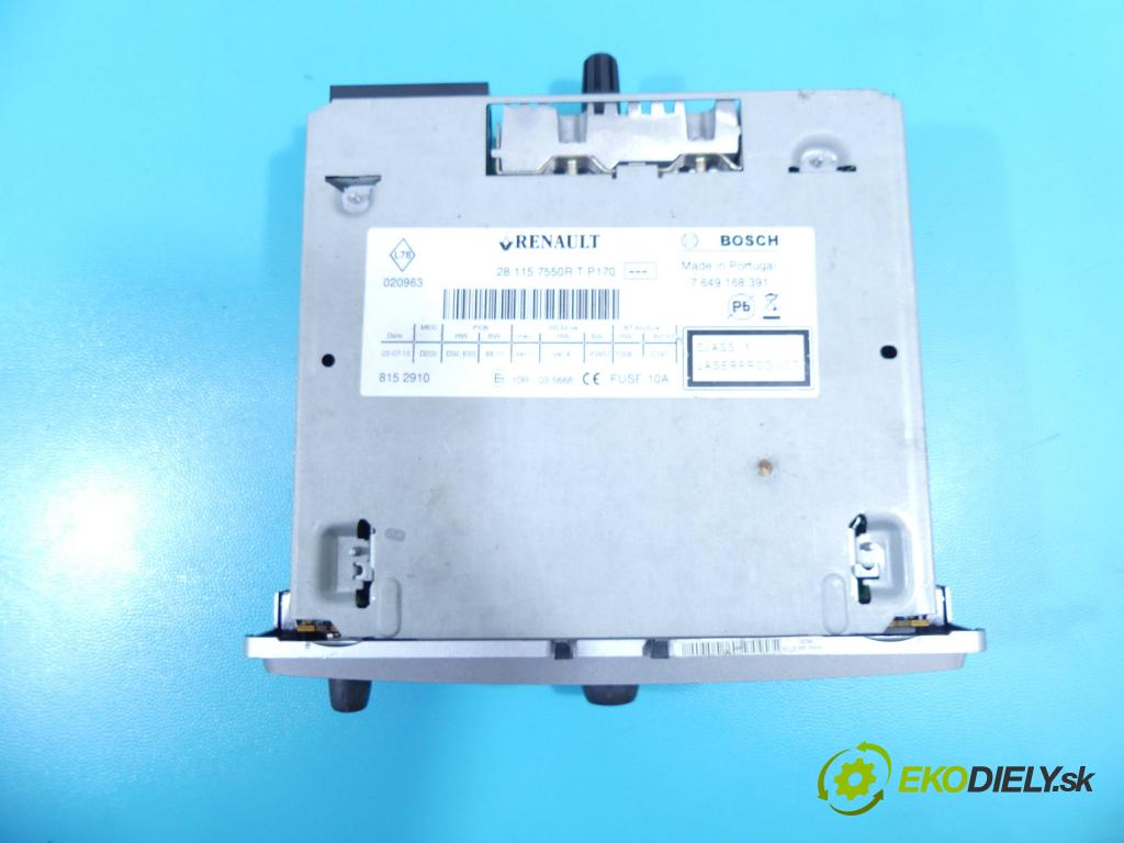 Renault Megane III 2008-2016 2.0 dci 160 HP manual 118 kW 1995 cm3 5- Radio originál 7649168391
