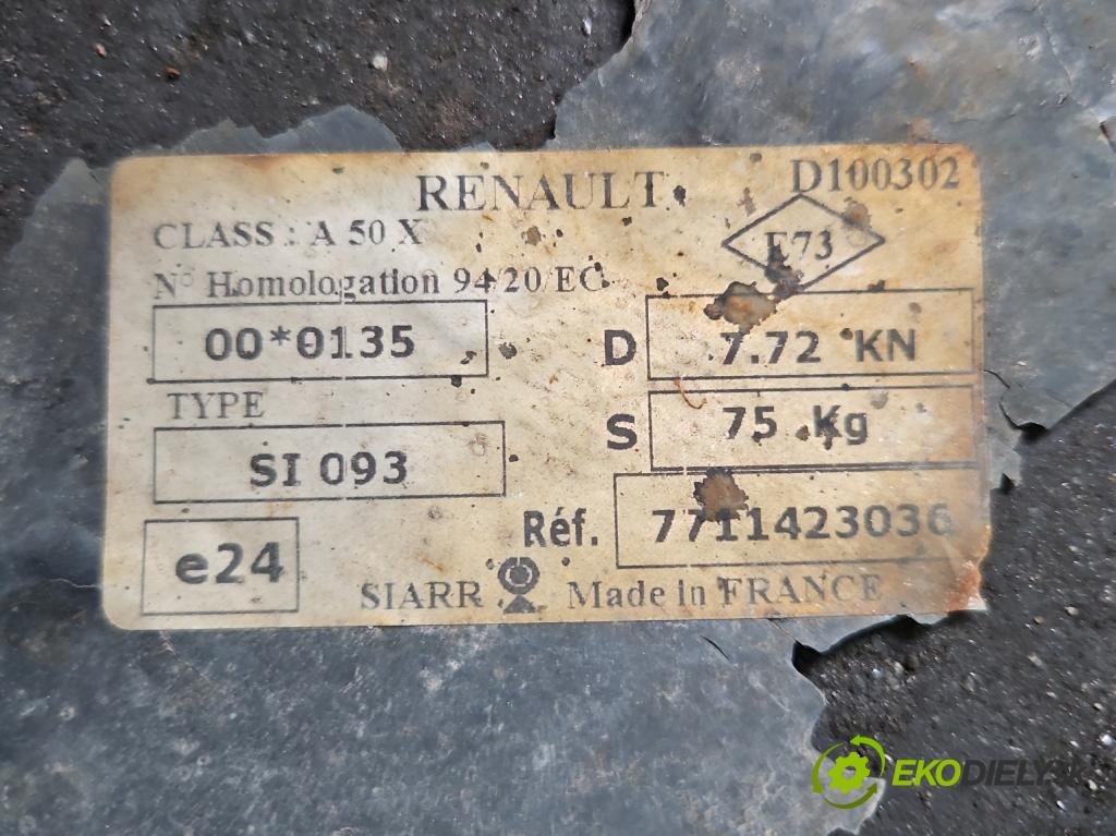 Renault Megane III 2008-2016 2.0 dci 160 hp manual 118 kW 1995 cm3 5- oko tažné  (Tažná zařízení)