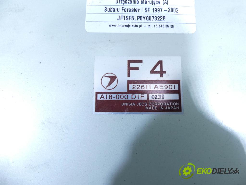 Subaru Forester I SF 1997-2002 2.0 boxer Turbo 170 hp automatic 125 kW 1994 cm3 5- řídící jednotka motoru 22611AE901