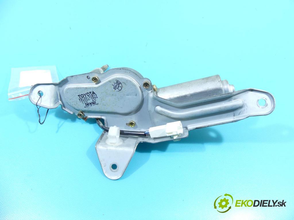 Toyota Yaris I 1999-2005 1.0 vvti 68 hp manual 50 kW 998 cm3 3- motor stěrače zadní 85130-52010