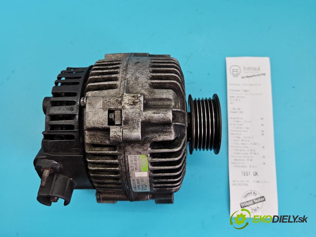 Peugeot 206 2.0 hdi 90 hp manual 66 kW 1997 cm3 5- Alternator  (Alternátory)