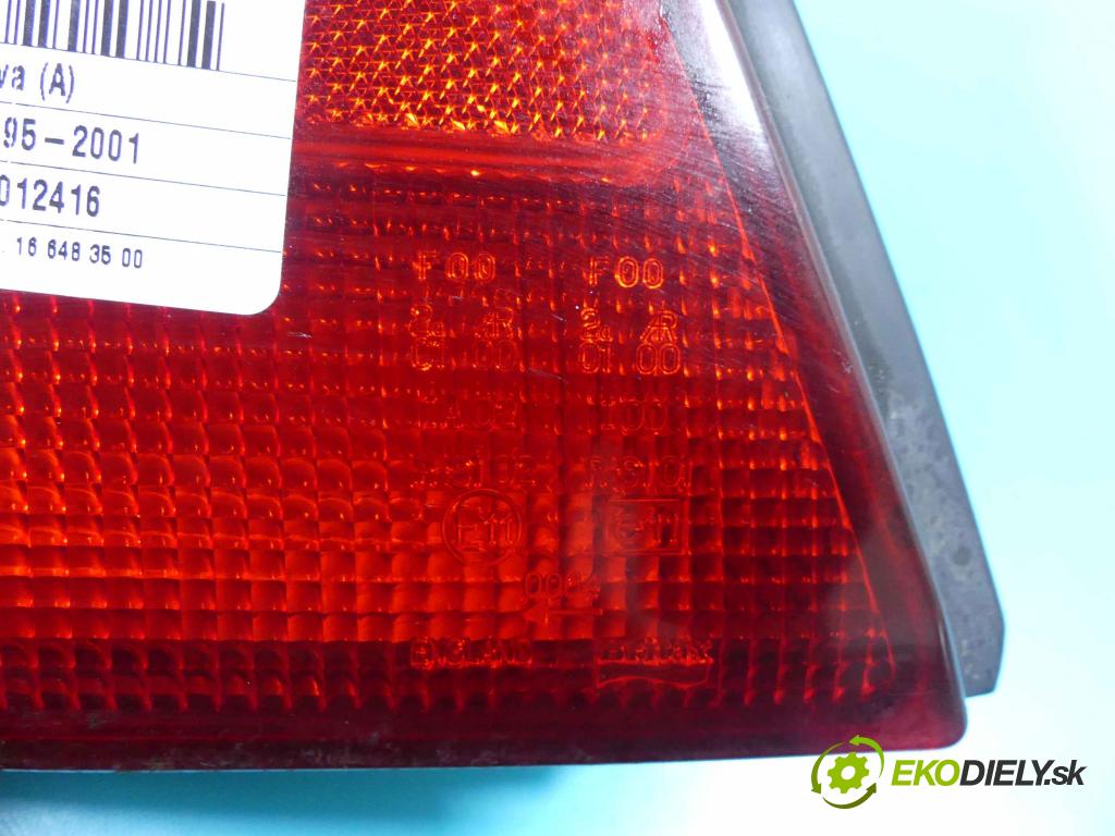 Honda Civic VI 1995-2001 1.4 16V 90 hp manual 66 kW 1396 cm3 5- světlo zadní levé (Ostatné)