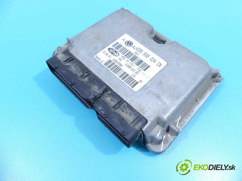 Vw Bora 1.6 16V 105 hp manual 77 kW 1598 cm3 4- řídící jednotka motoru 036906034CN