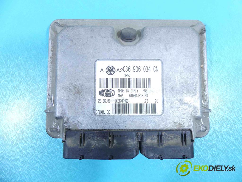 Vw Bora 1.6 16V 105 hp manual 77 kW 1598 cm3 4- řídící jednotka motoru 036906034CN