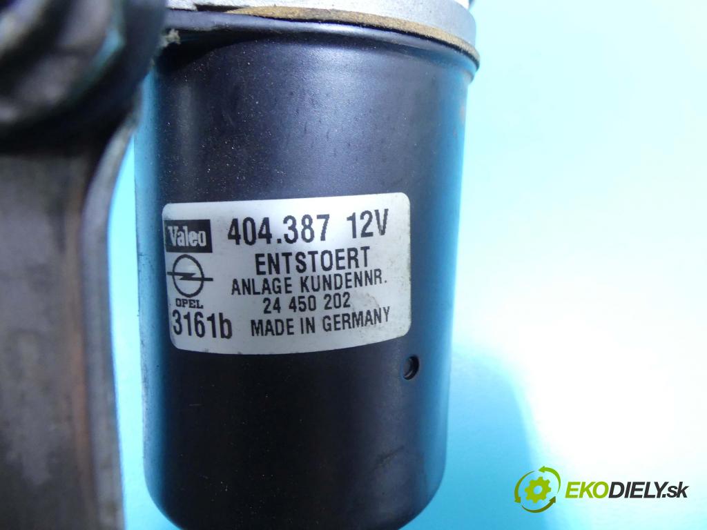 Opel Astra II 1998-2009 1.6 8V 84KM manual 62 kW 1598 cm3 5- motor stěračů přední 404387