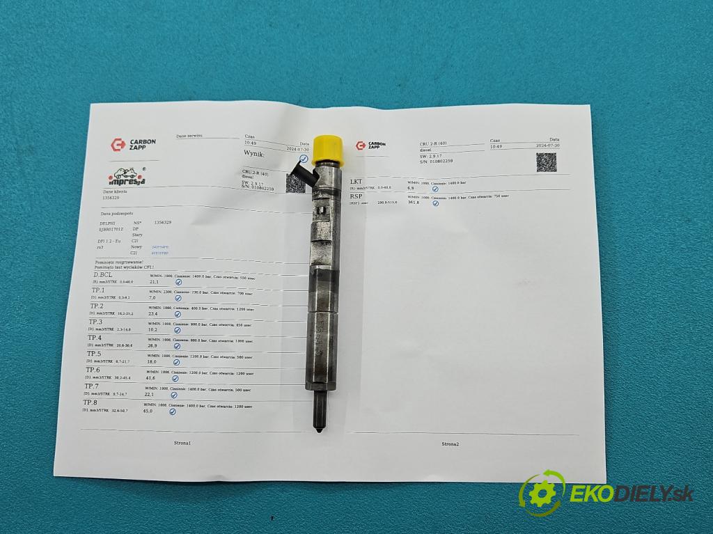 Renault Clio II 1998-2012 1.5 dci 65 HP manual 48 kW 1461 cm3 3- vstrek EJBR01701Z (Vstrekovače)